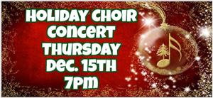 holiday choir concert